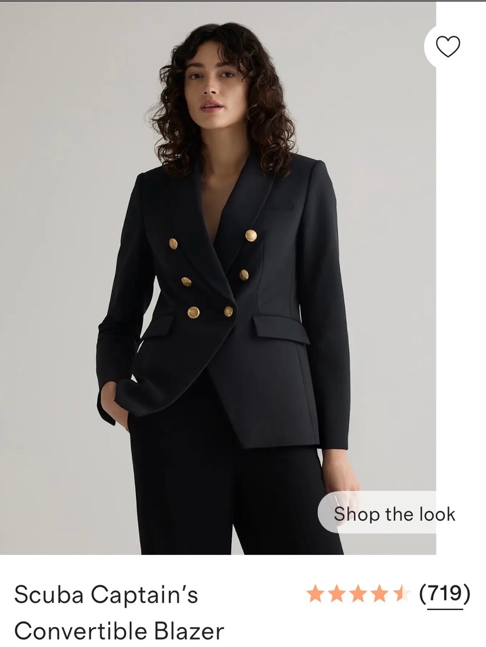 Quince Scuba Captains convertible blazer